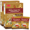 Pocas Honey Ginger Tea—Instant Powder Packets with Cinnamon & Ginger Honey Crystals Tea, Non-GMO/Gluten-Free/Caffeine-Free Tea, 20 Count (Pack of 2)