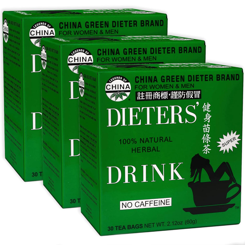Uncle Lee'S China Green Dieters Tea Caffeine Free For Women & Man - 30 Bags