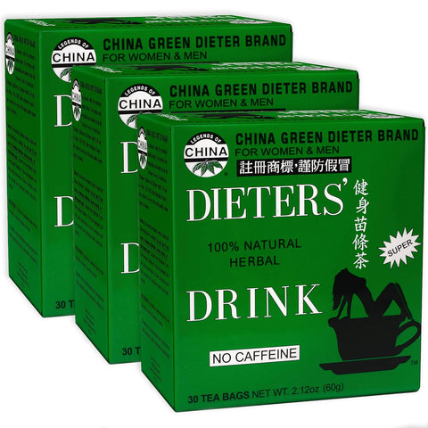 Uncle Lee'S China Green Dieters Tea Caffeine Free For Women & Man - 30 Bags