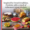 Ôcuisine Borosilicate Casserole Dish with Lid, XL (5.2 Quart)
