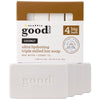 Alaffia Good Soap Coconut (4 Bars) – Long-lasting, triple-milled soap made with fair trade shea butter. Coconut scent, gentle for daily use.