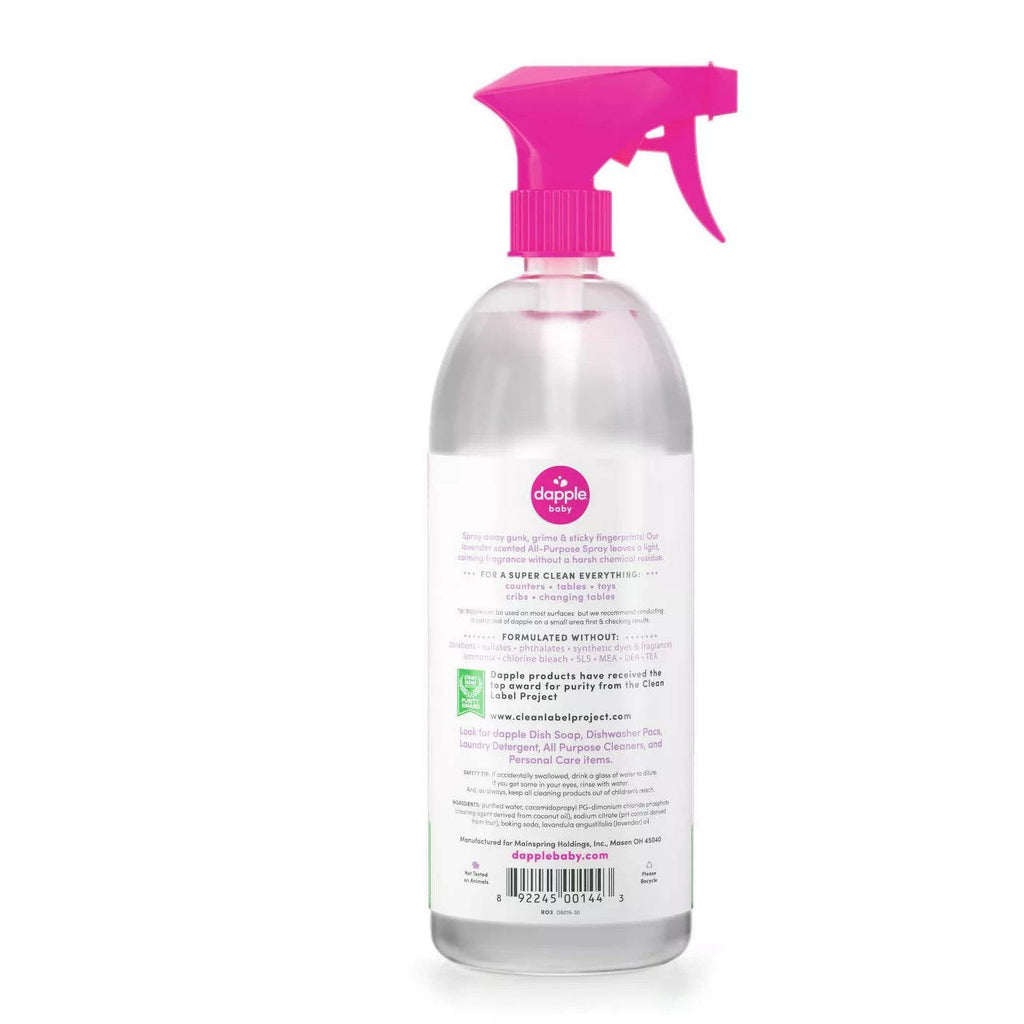 Dapple All Purpose Cleaner Spray - Lavender - 30 Fl Oz,DAPPLE,OxKom