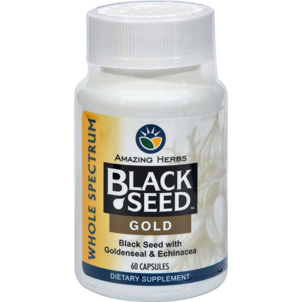 Amazing Herbs Black Seed Gold - 60 Capsules,AMAZING HERBS,OxKom