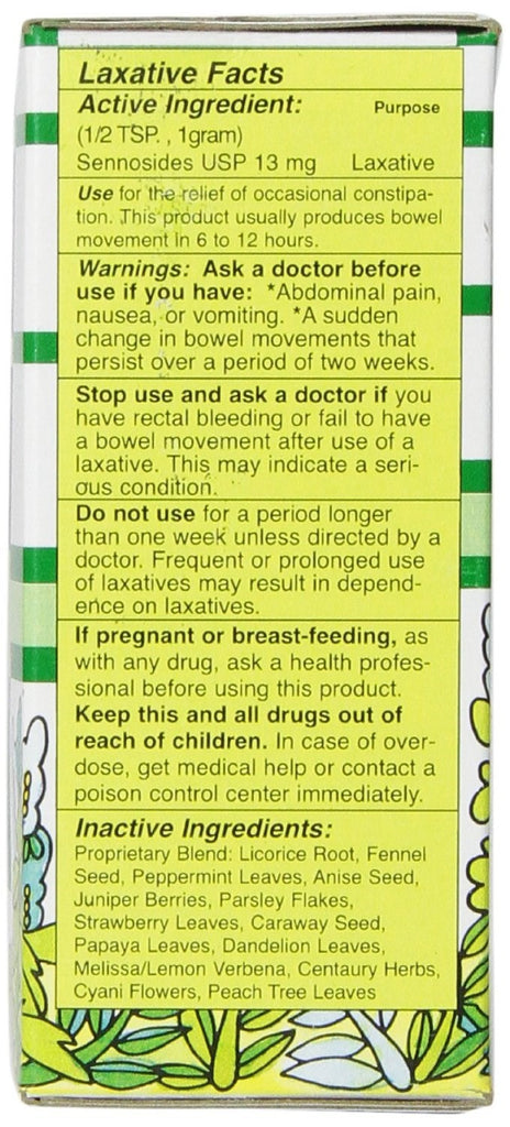 Modern Natural Products Swiss Kriss Herbal Laxative Bulk - 3.25 Oz