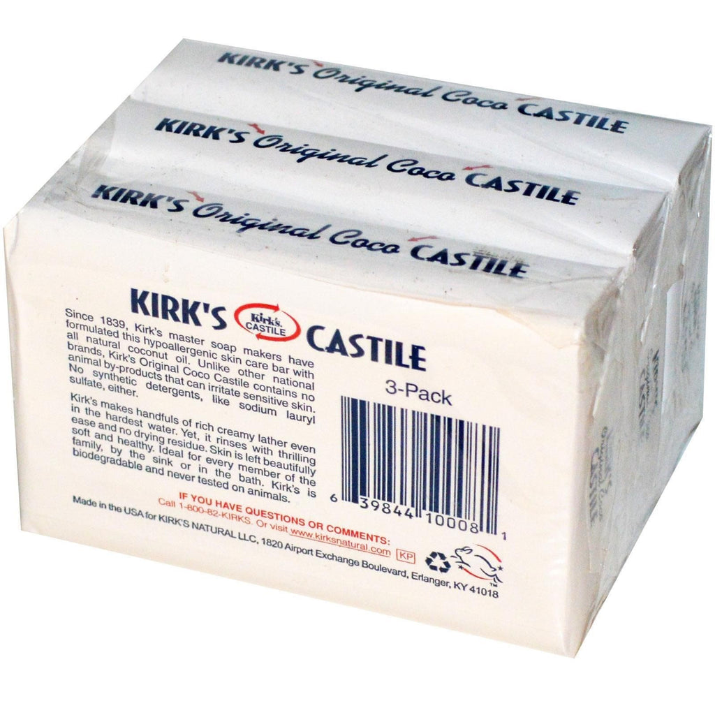 Kirk's Natural Castile Soap Original - 4 oz Each /