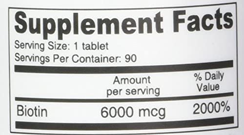 Deva Vegan Biotin - 6000 mcg 90 Tabs