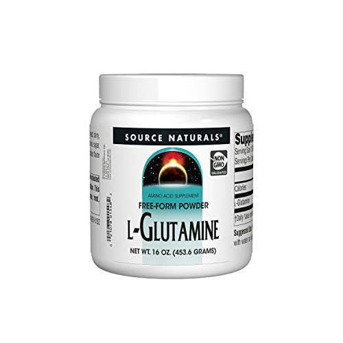 Source Naturals L-Glutamine Powder, 16 oz,Source Naturals,OxKom