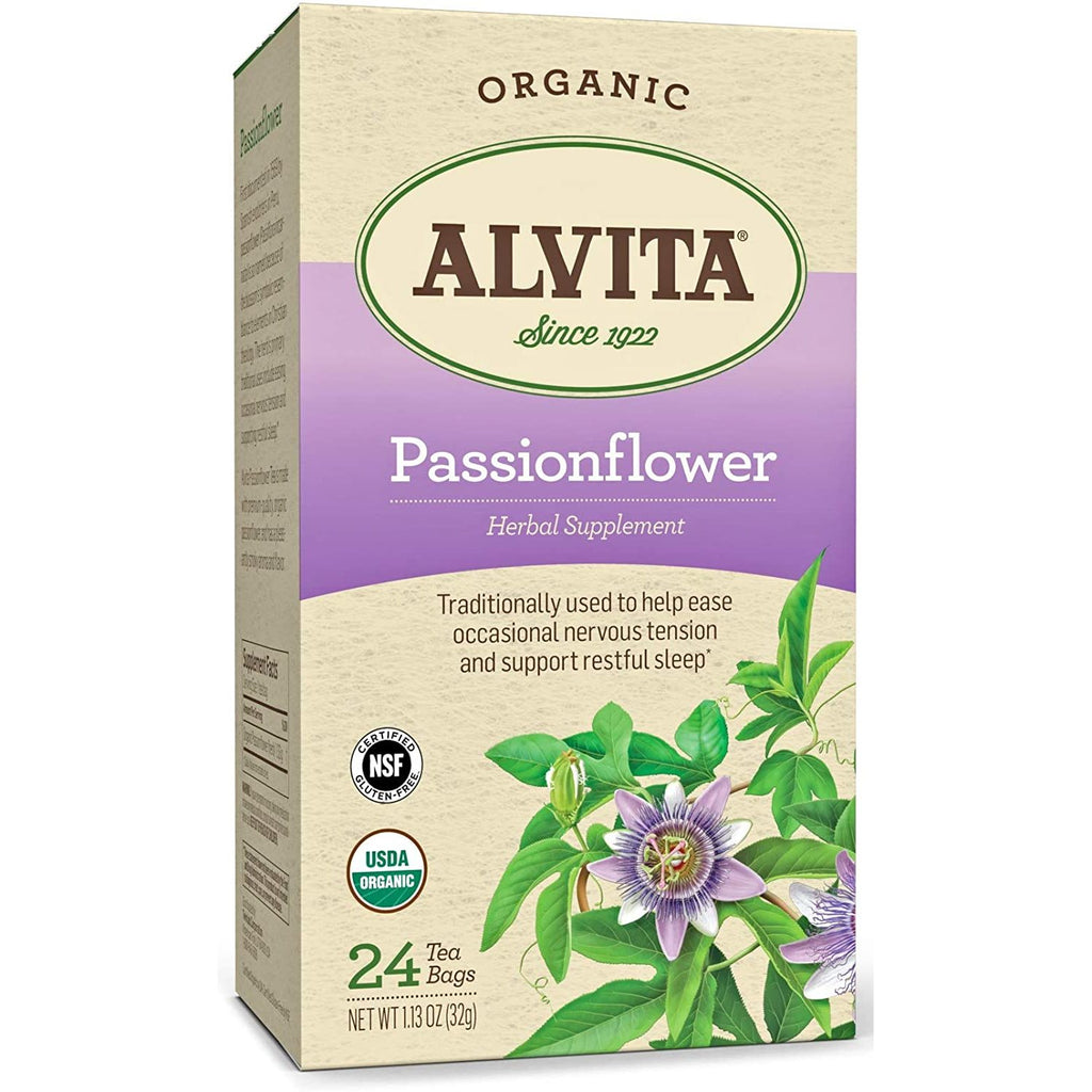 Alvita Tea Organic Herbal Passionflower Tea - 24 Bags,ALVITA,OxKom