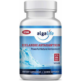Algalife Icelandic Astaxanthin, 12 mg, Vegan,Natural Antioxidant,algalife,OxKom