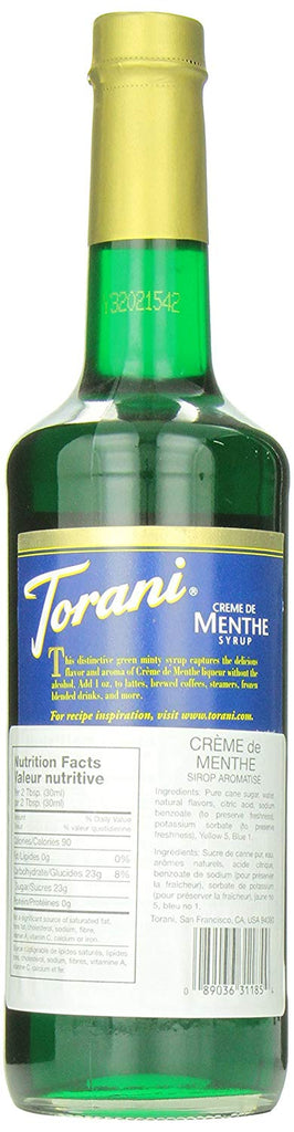 Torani CREME DE MENTHE 750 ML PET