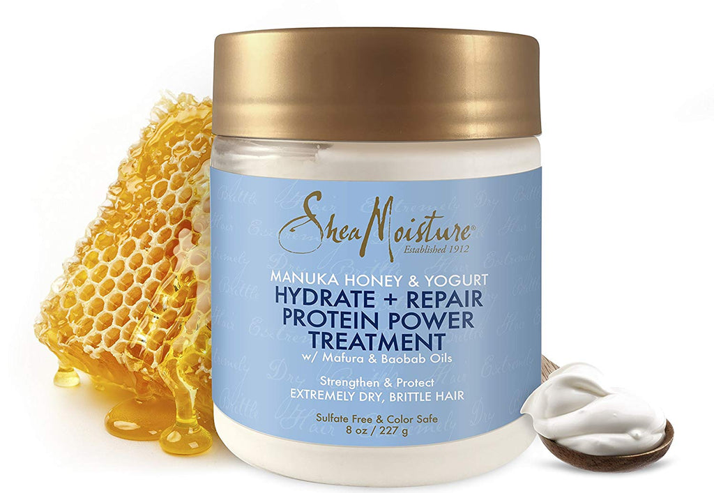 Shea Moisture, Manuka Honey - Yogurt, Hydrate + Repair Protein Treatment 8oz