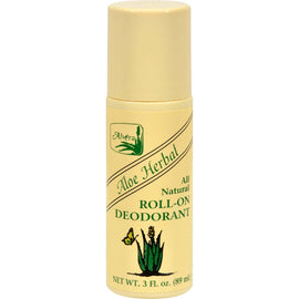Alvera All Natural Roll-On Deodorant Aloe Herbal - 3 fl oz,ALVERA,OxKom