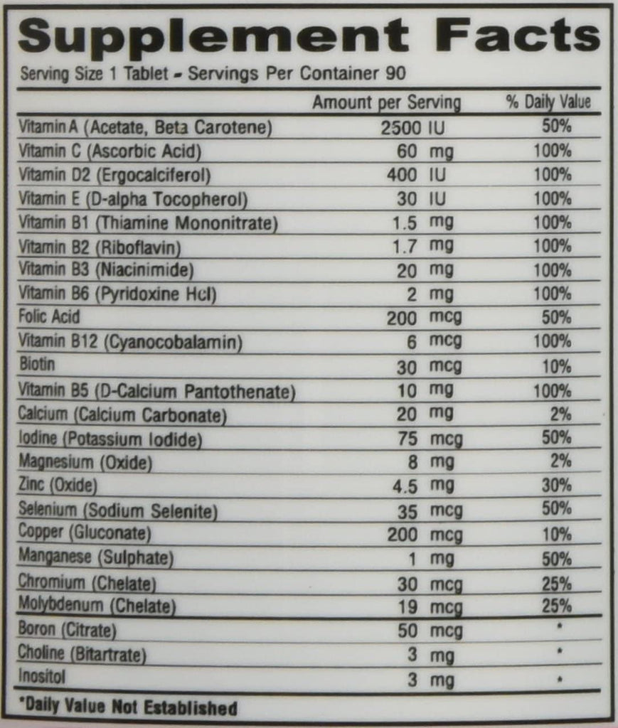 DEVA VEGAN VITAMINS, MULTI,MINERAL,VEGAN,TNYTB 90 TAB 