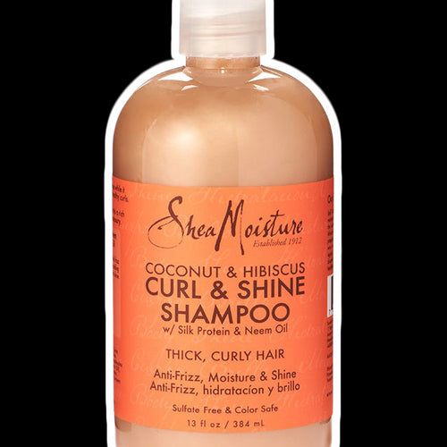 Shea Moisture Coconut & Hibiscus Curl & Shine Shampoo 13 Fl Oz