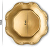 Gold Baroque Charger Plates 13"