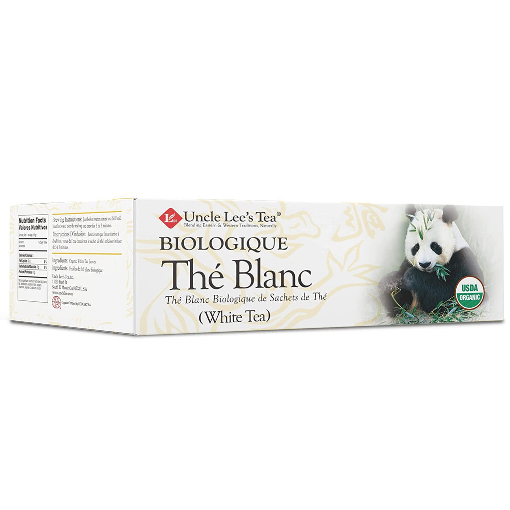 Uncle Lee's Legends of China Organic White Tea - 100 Tea Bags