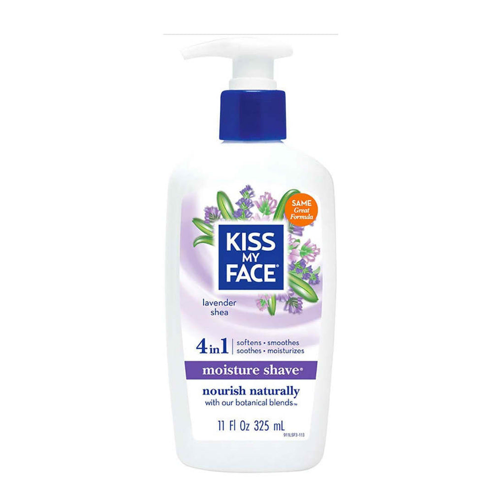 Kiss My Face Moisture Shave Lavender Shea - 11 Fl Oz,KISS MY FACE,OxKom