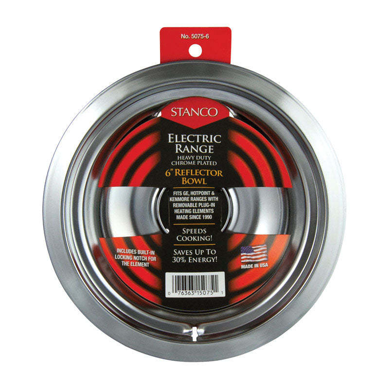 STANCO METAL PRODUCTS INC SMALL STOVE BOWL CHROME,Stallion - Packaged Goods - Nails,OxKom