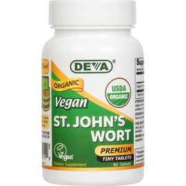 Deva Vegan St John's Wort - Organic 90 Tabs,DEVA VEGAN VITAMINS,OxKom