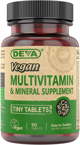 Deva Vegan Multivitamin And Mineral Supplement - 90 Tiny Tablets