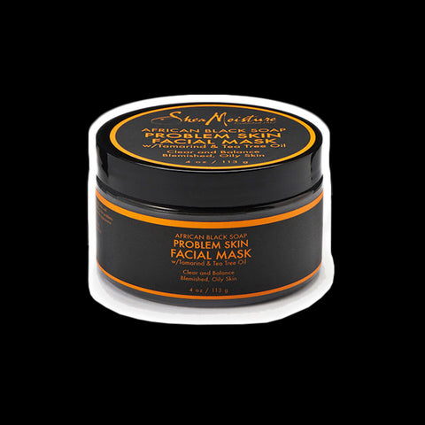 Shea Moisture African Black Soap Problem Skin Facial Mask 4 Oz