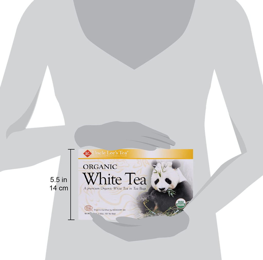 Uncle Lee's Legends of China Organic White Tea - 100 Tea Bags