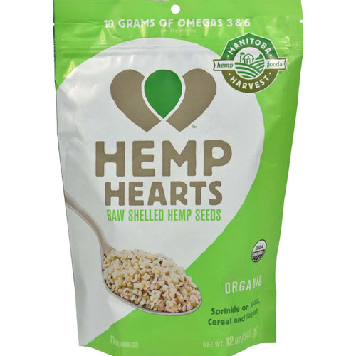 Manitoba Harvest Certified Organic Hemp Hearts Shelled Hemp Seed - 12 oz,MANITOBA HARVEST,OxKom