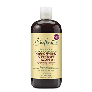 Shea Moisture Jamaican Black Castor Oil Shampoo, 16.3 Ounce  new