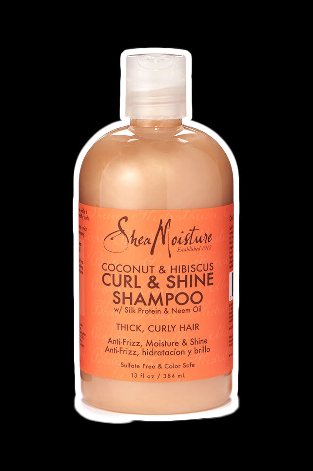 Shea Moisture Coconut & Hibiscus Curl & Shine Shampoo 13 Fl Oz