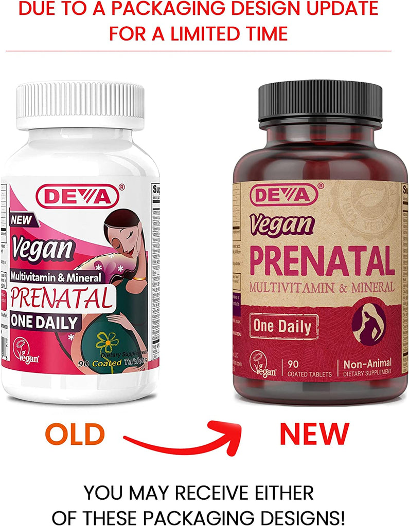 Deva Vegan Prenatal Multivitamin and Mineral - 90 Tablets