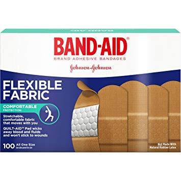 Flexible Fabric Adhesive Bandages, 1" x 3"