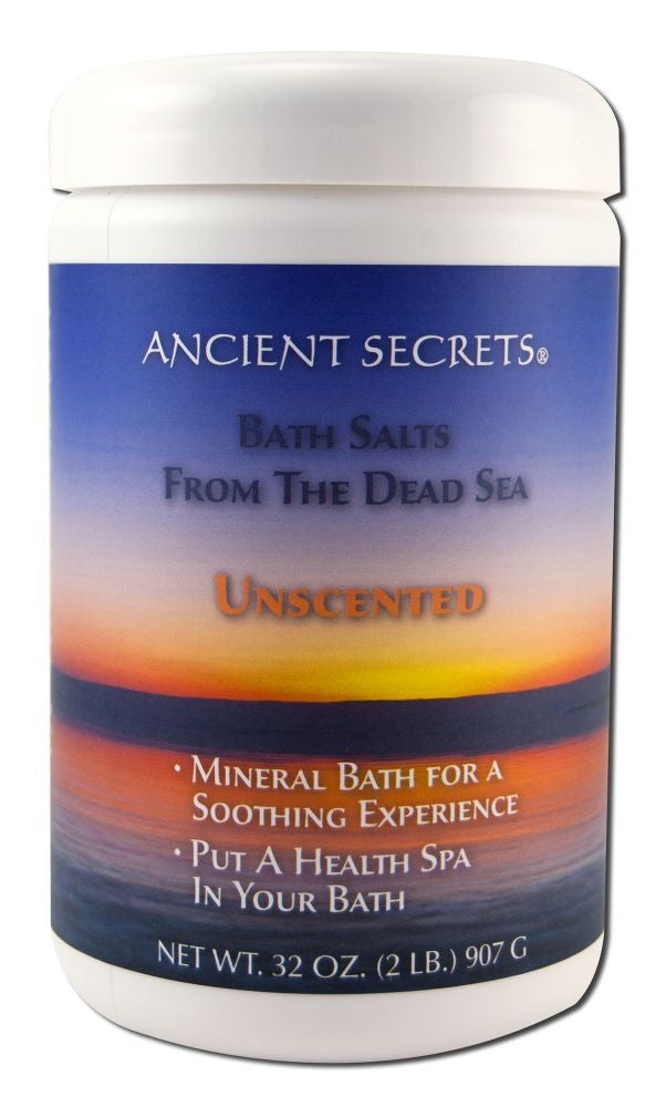 Ancient Secrets Aromatherapy Dead Sea Mineral Baths Unscented 2 Lbs