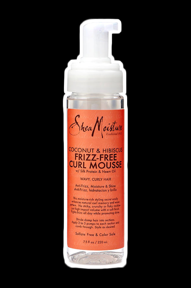 Shea Moisture Coconut & Hibiscus Frizz-Free Curl Mousse 7.5 Oz