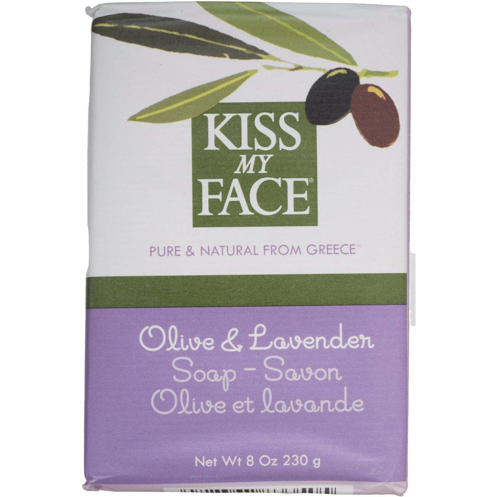 Kiss My Face Bar Soap Olive and Lavender - 8 oz,KISS MY FACE,OxKom