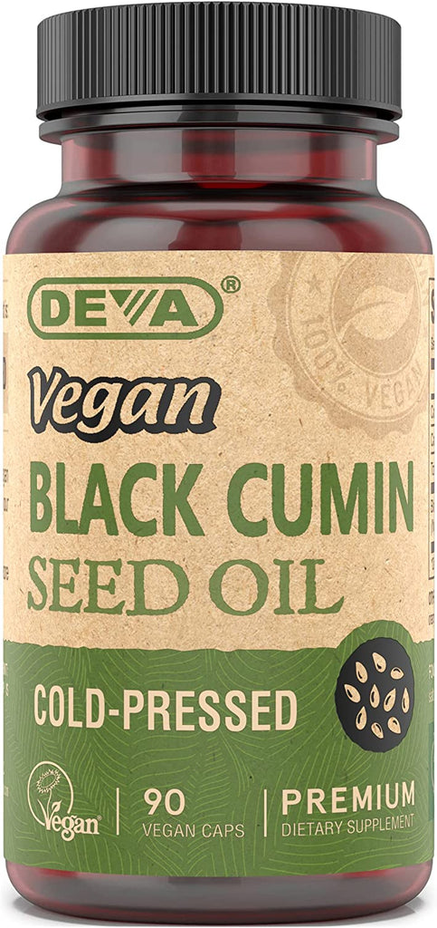 Deva Vegan Vitamins Black Cumin Seed Oil - 90 Vegetarian Capsules