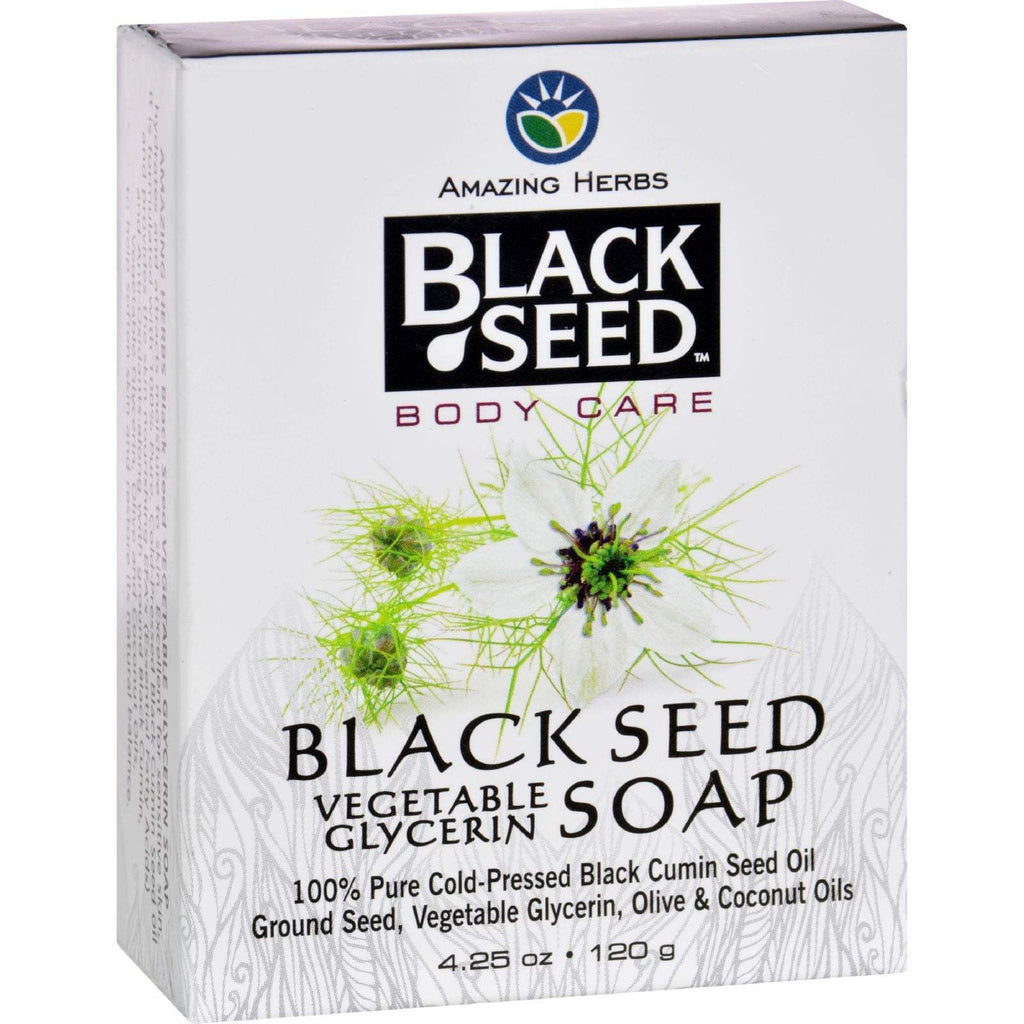 Black Seed Bar Soap - Vegetable Glycerin - 4.25 oz,AMAZING HERBS,OxKom