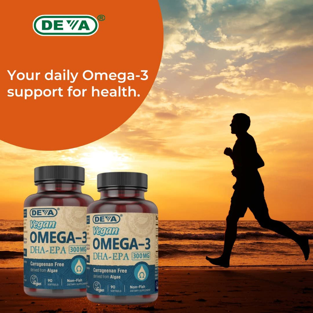 Deva Vegan Vitamins Omega 3 DHA EPA - 90 softgels