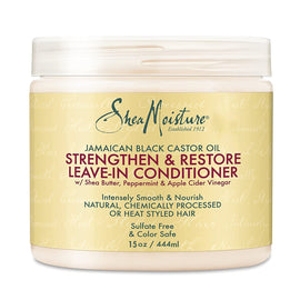 Shea Moisture Oil Strengthen, Grow, and Restore Leave-In Conditioner 16 oz,SheaMoisture,OxKom