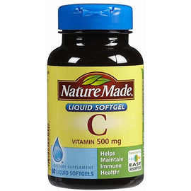 Nature Made Vitamin C 500 Mg Softgels, 60-Count,NATURE MADE,OxKom