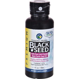 Amazing Herbs Black Seed Oil - 4 fl oz,AMAZING HERBS,OxKom