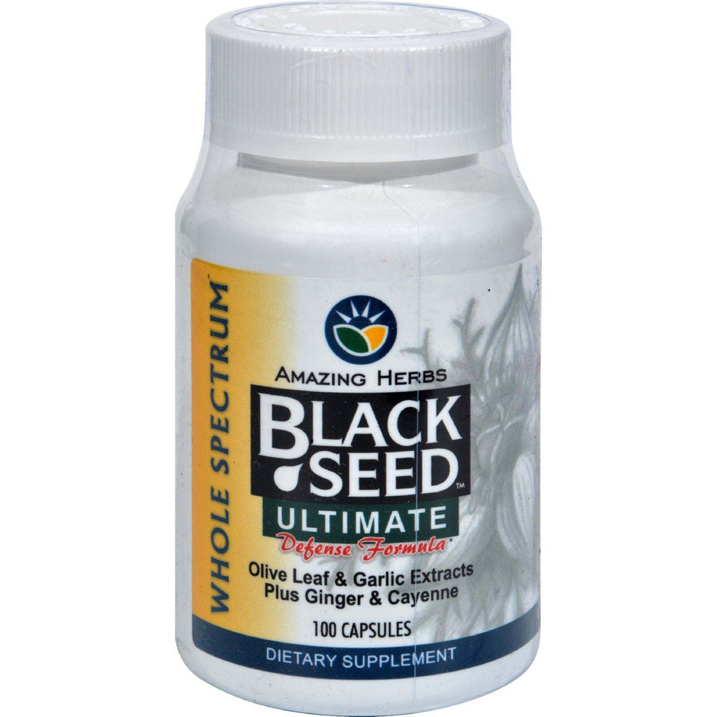 Black Seed Theramune Ultimate - 100 Capsules,AMAZING HERBS,OxKom