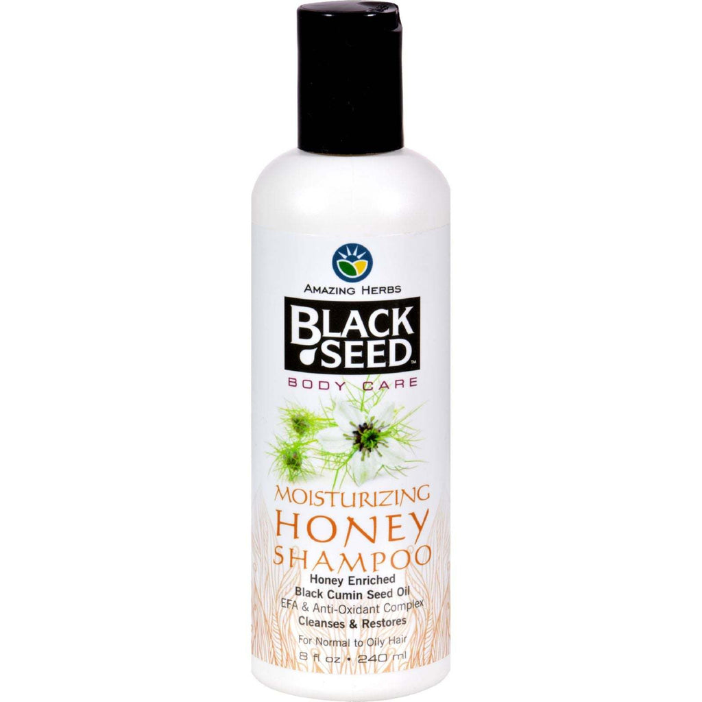 Black Seed Shampoo - Honey - 8 oz,AMAZING HERBS,OxKom