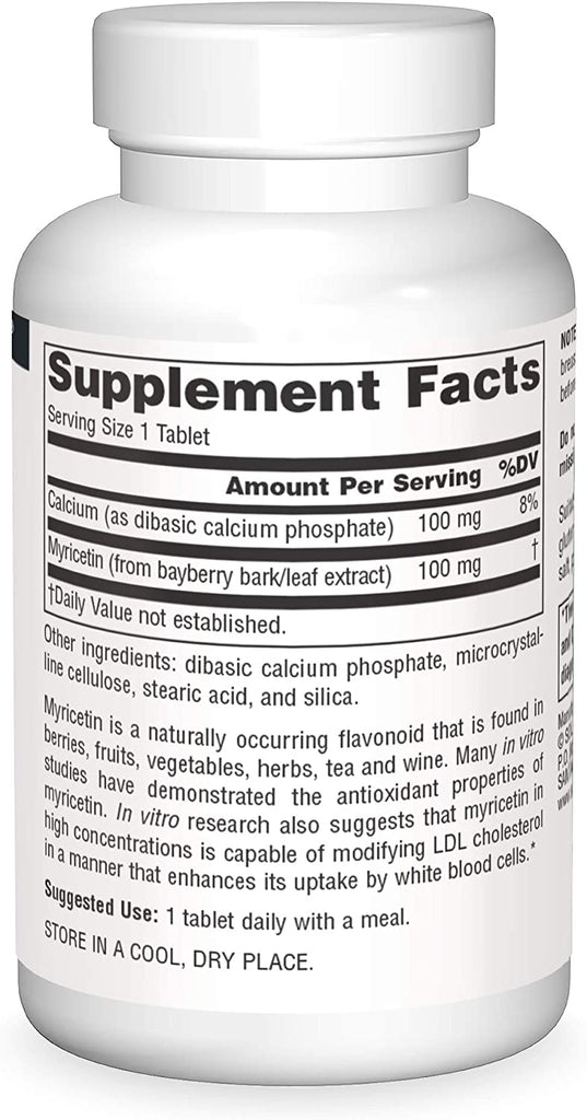Source Naturals Myricetin 100 mg 60 Tablet