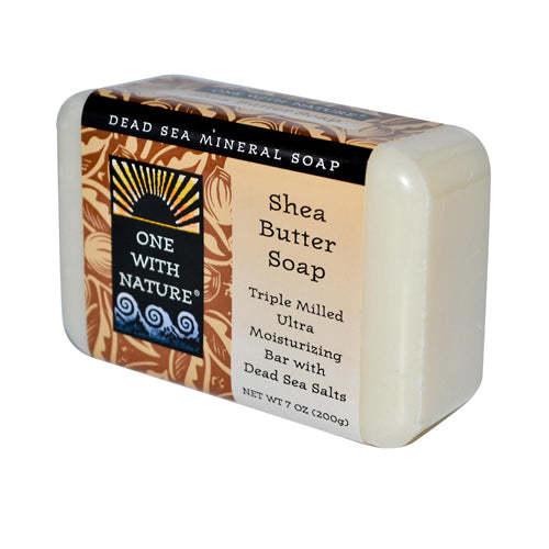One With Nature Dead Sea Mineral Shea Butter Soap - 7 oz,ONE WITH NATURE,OxKom