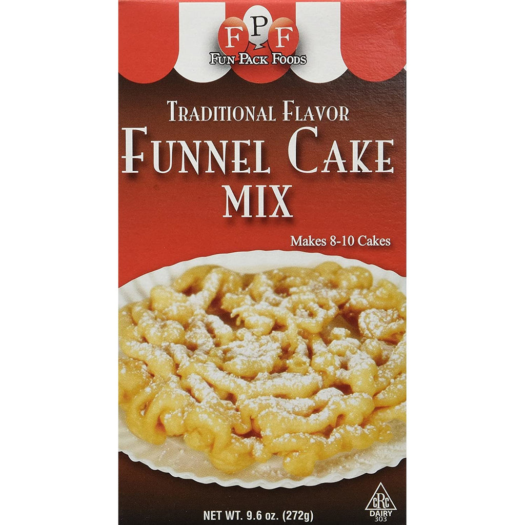 Fun Pack Foods Traditional Flavor Funnel Cake Mix, 9.6 oz,DEACERO,OxKom