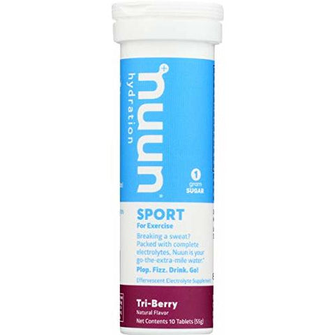 Nuun Hydration Nuun Active - Tri - Berry -  - 10 Tablets,NUUN HYDRATION,OxKom