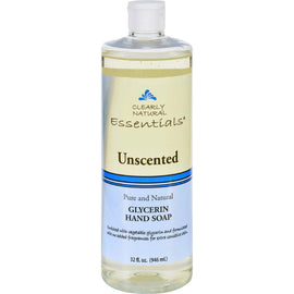 Clearly Natural Hand Soap - Liquid - Unscented - Refill - 32 oz,CLEARLY NATURAL,OxKom