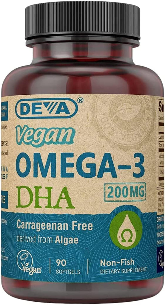 Deva Vegan Omega-3 DHA - 90 Vegan Softgels