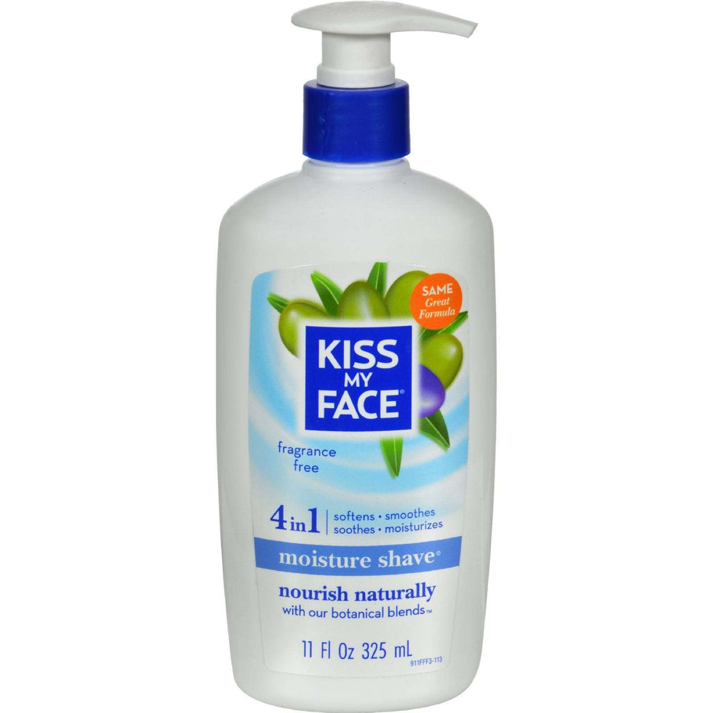 Kiss My Face Moisture Shave Fragrance Free - 11 fl oz,KISS MY FACE,OxKom