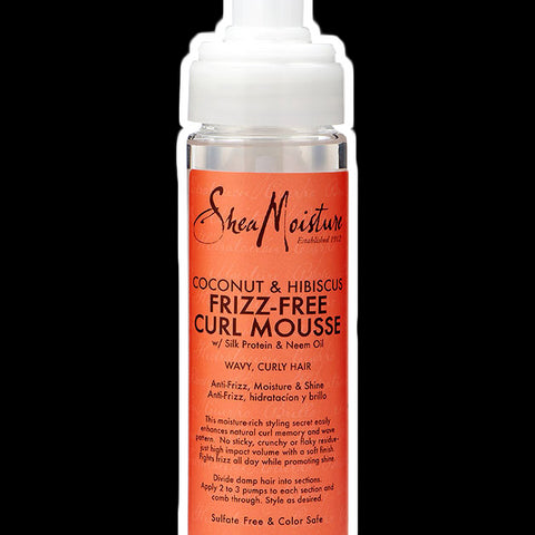 Shea Moisture Coconut & Hibiscus Frizz-Free Curl Mousse 7.5 Oz